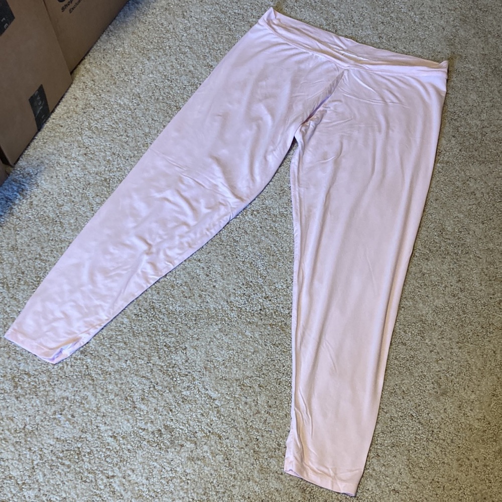 Cuddl Duds Light Pink Leggings